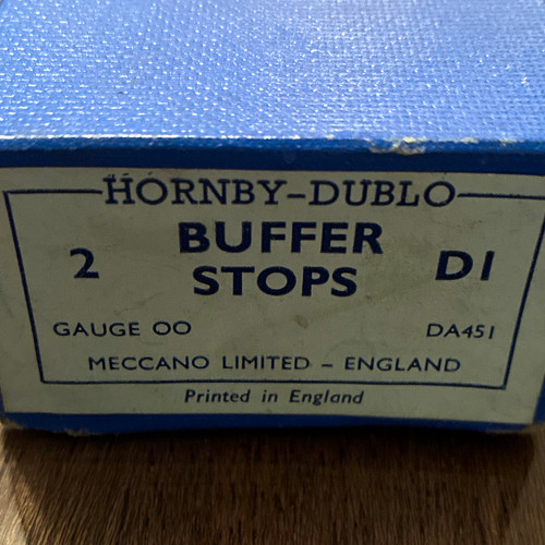 Hornby dublo gauge buffer - oo,