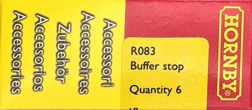 Hornby r083 buffer stop pack - stop,